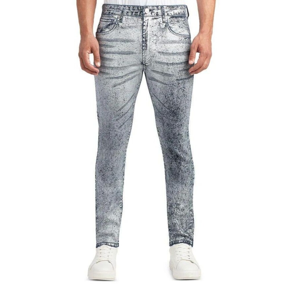MONFRERE Jeans Mens Size 30 Silver Haze Skinny Leg Denim GREYSON $398